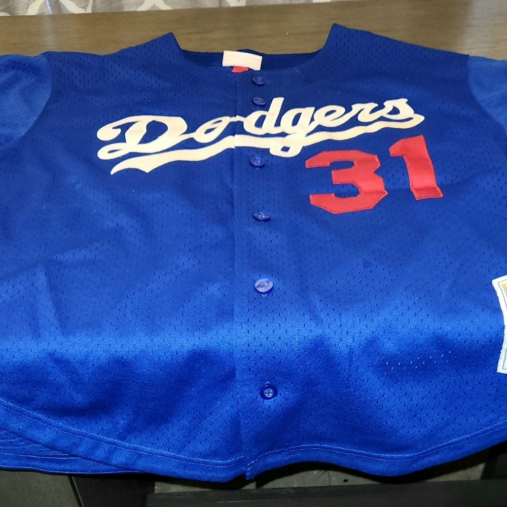 Authentic Mitchell & Ness Mike Piazza Dodgers Jersey